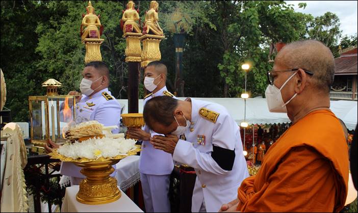 พิธีพระราชทานเพลิงศพ พระครูจันทสุวรรณาภรณ์ (หลวงเตี่ย) พระครู อาวุโส ของ จ.สุพรรณบุรี