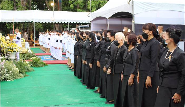 พิธีพระราชทานเพลิงศพ พระครูจันทสุวรรณาภรณ์ (หลวงเตี่ย) พระครู อาวุโส ของ จ.สุพรรณบุรี