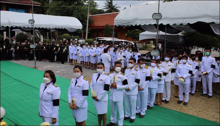 พิธีพระราชทานเพลิงศพ พระครูจันทสุวรรณาภรณ์ (หลวงเตี่ย) พระครู อาวุโส ของ จ.สุพรรณบุรี