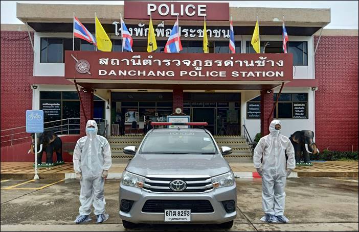 ตำรวจสุพรรณบุรี เพื่อประชาชน ช่วยขนส่งป่วยโควิด ครอบคลุม 10 อำเภอ เพียงโทร 191