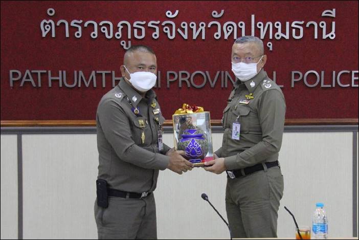 พล.ต.อ.เพิ่มพูน ชิดชอบ ตรวจเยี่ยมติดตามการดำเนินงาน ภ.จว. ปทุมธานี