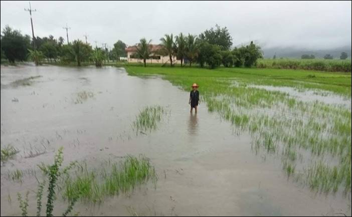 สุพรรณบุรี ฝนตกหนัก น้ำป่าทะลัก