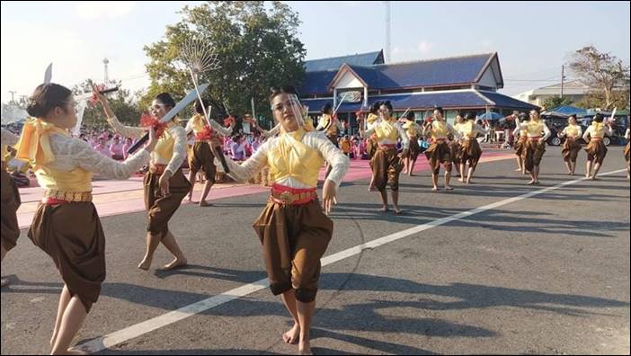 นาย ณัฐภัทร สุวรรณประทีป ผู้ว่าราชการจังหวัดสุพรรณบุรี เป็นประธานในพิธี งานการจัดทัพเทิดพระเกียรติสมเด็จพระนเรศวรมหาราช