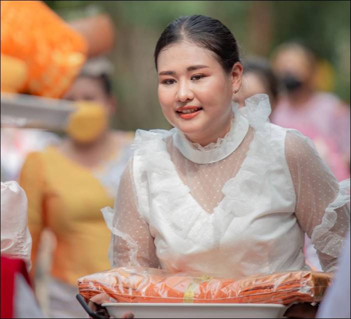 งานบวชพระชายมอญ ครั้งสำคัญของอำเภอสังขละบุรี นายชัยชาญ กล่อมน้อย