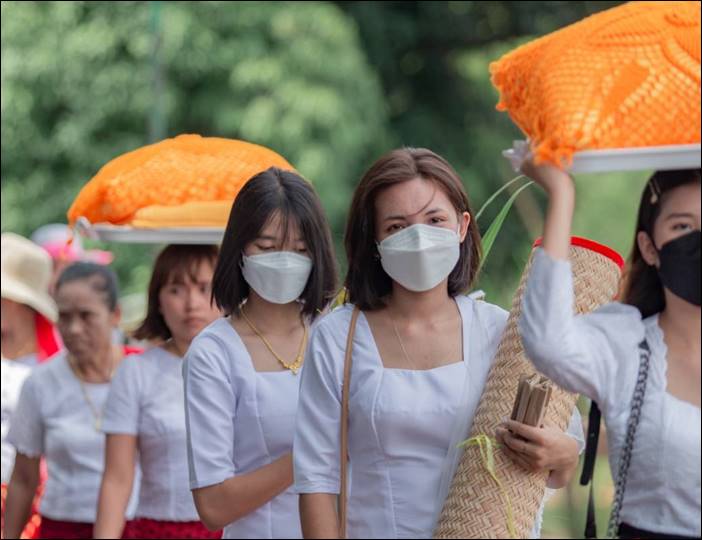 งานบวชพระชายมอญ ครั้งสำคัญของอำเภอสังขละบุรี นายชัยชาญ กล่อมน้อย