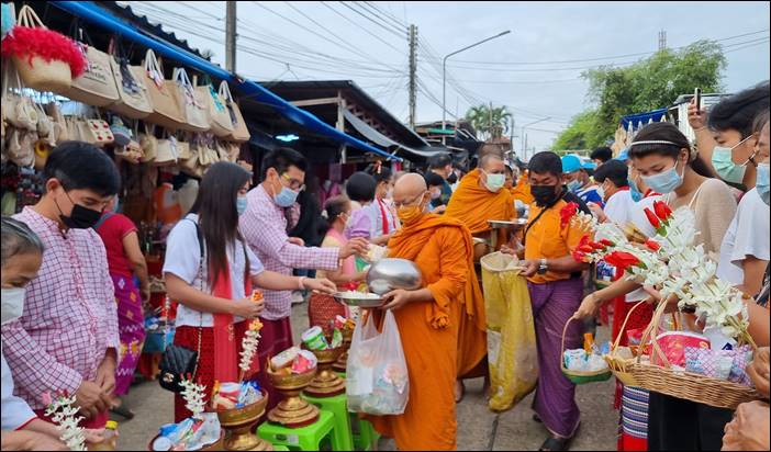 งานบวชพระ ครั้งสำคัญของอำเภอสังขละบุรี นายชัยชาญ กล่อมน้อย