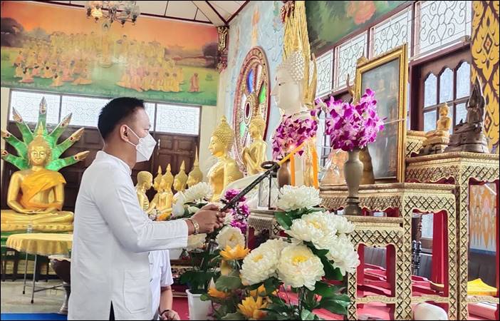 พิธีทำบุญตักบาตรน้ำผึ้ง ไทย – รามัญ อำเภอบางปะอิน พระนครศรีอยุธยา